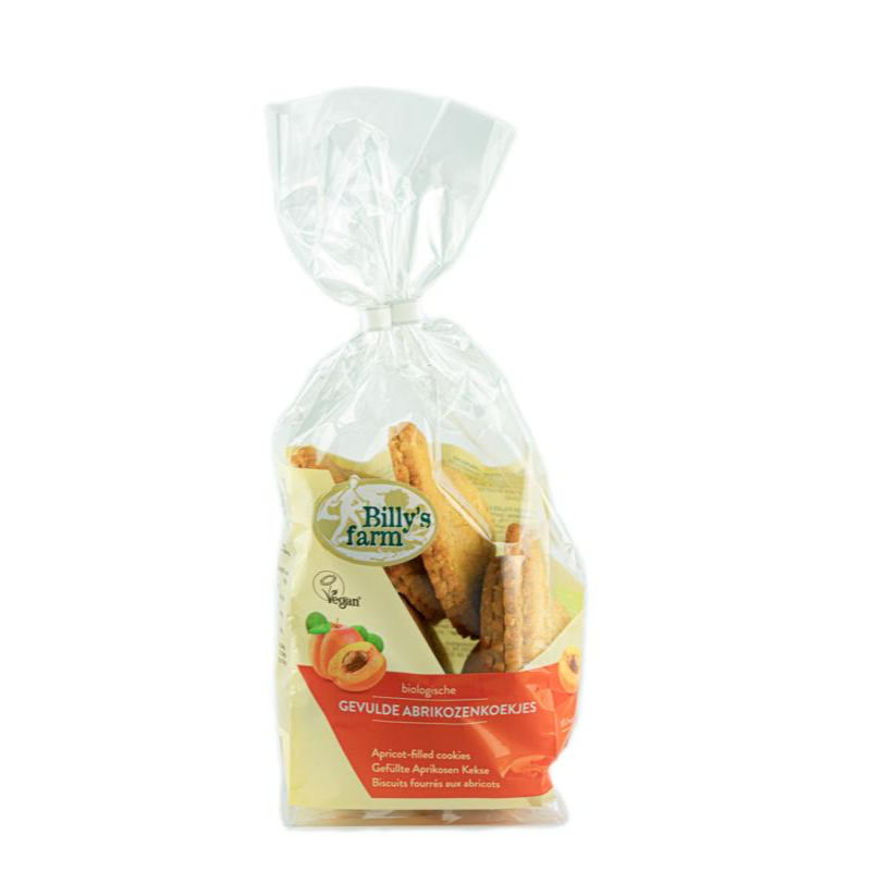 Billy"s Farm Abrikozenkoekje gevuld (200 gram)
