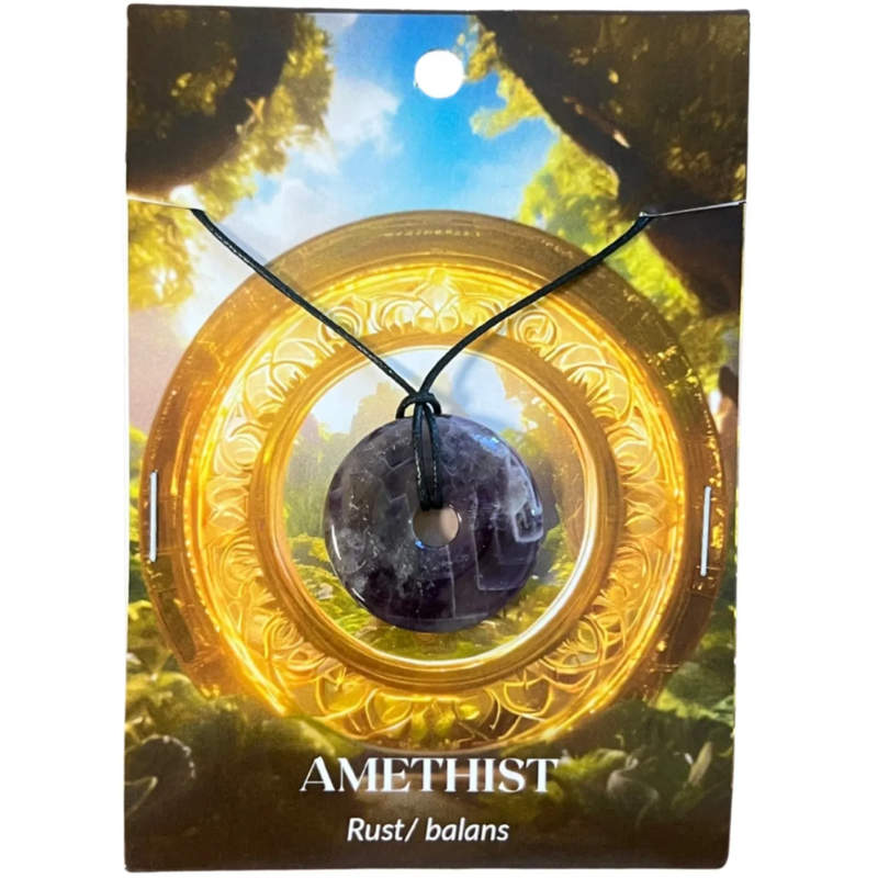 Amethist donut hanger
