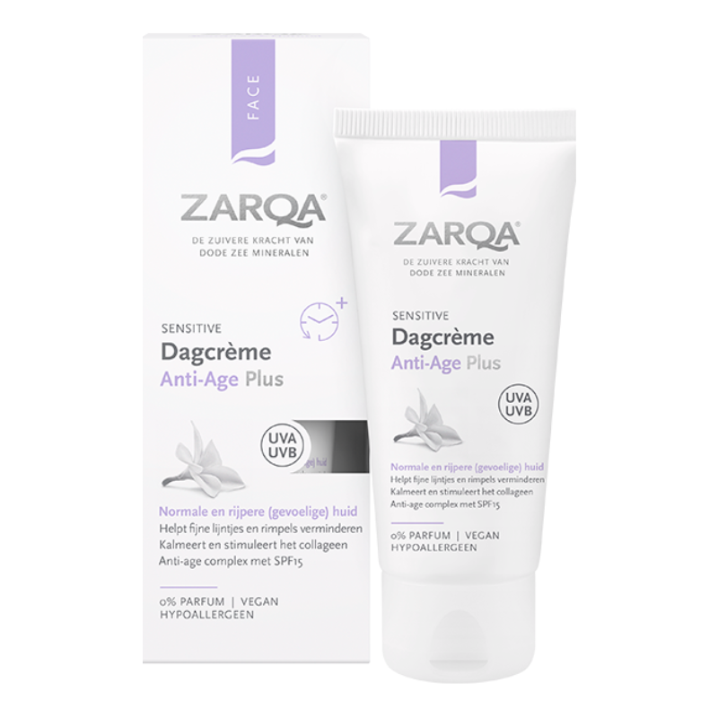 Zarqa Dagcreme anti age plus sensitive SPF15 ( 50 ml.)