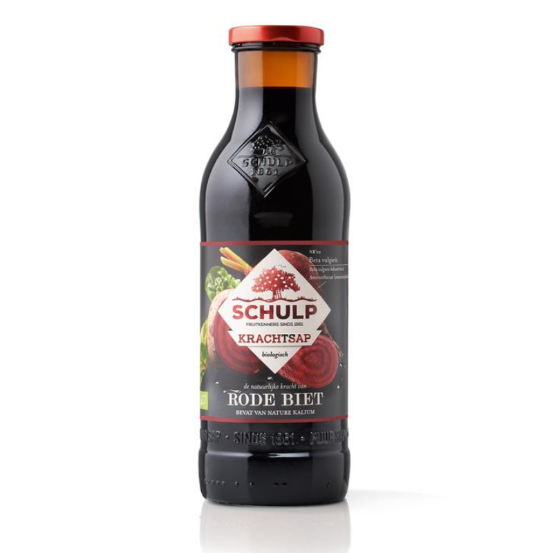 Schulp Krachtsap rode biet puur (750 ml.)