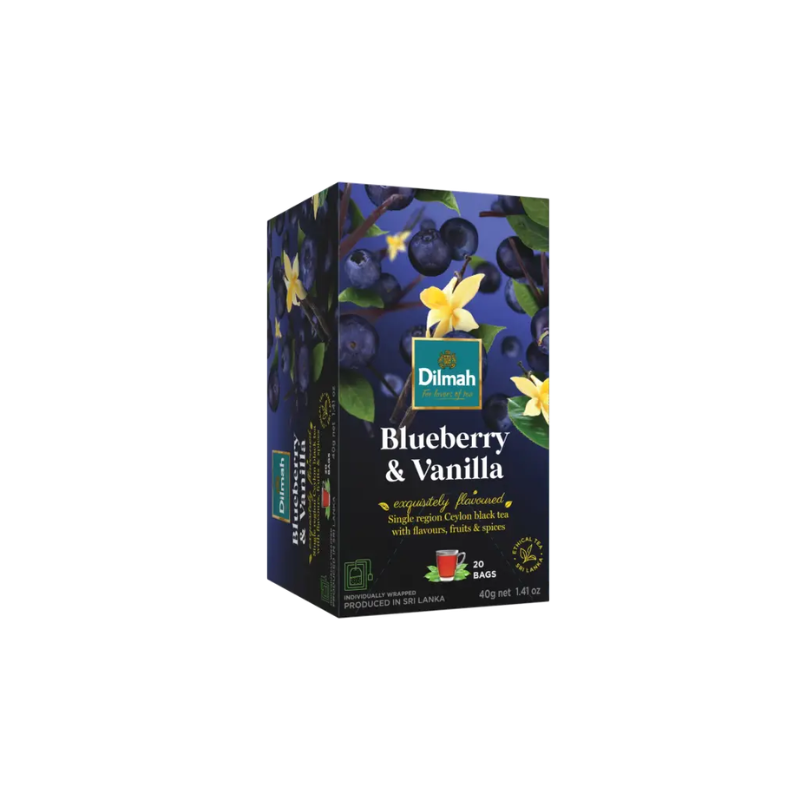 Dilmah Blueberry & Vanilla (20 theezakjes)