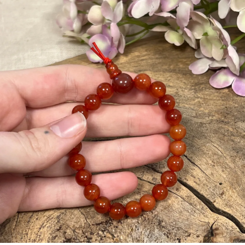 Carneool powerbead armband