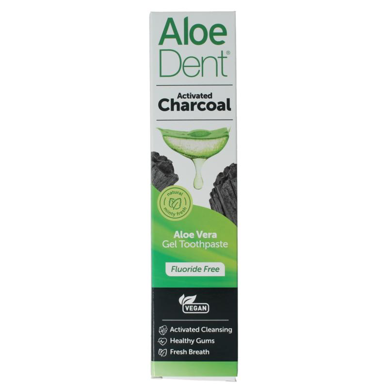 Aloe Dent Tandpasta charcoal (100ml.)