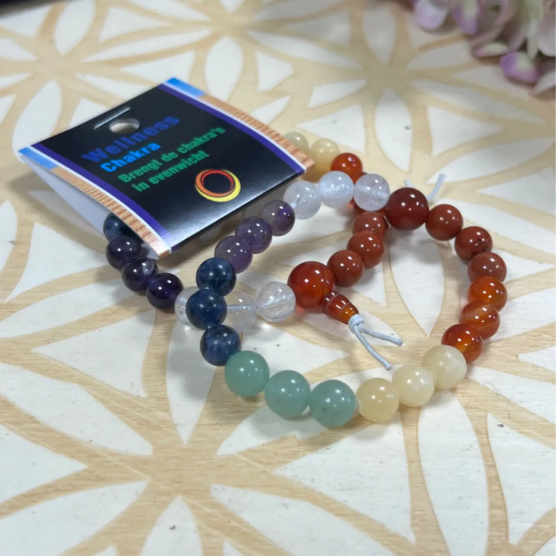 Chakra powerbead armband