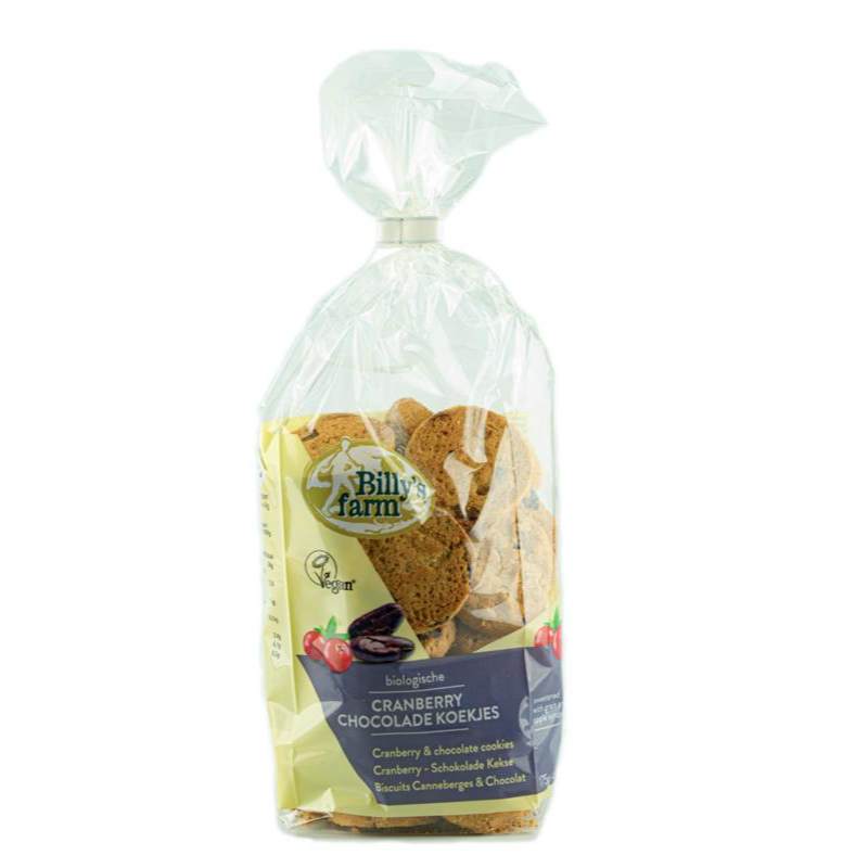 Billy"s Farm Cranberry choco cookies (175 gram)