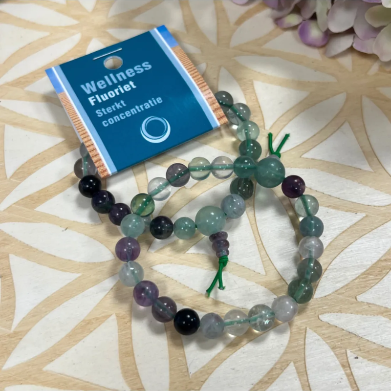 Fluoriet powerbead armband