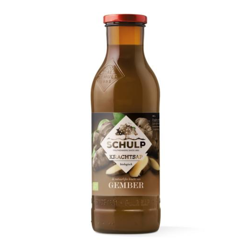 Schulp Gembersap puur (750 ml.)