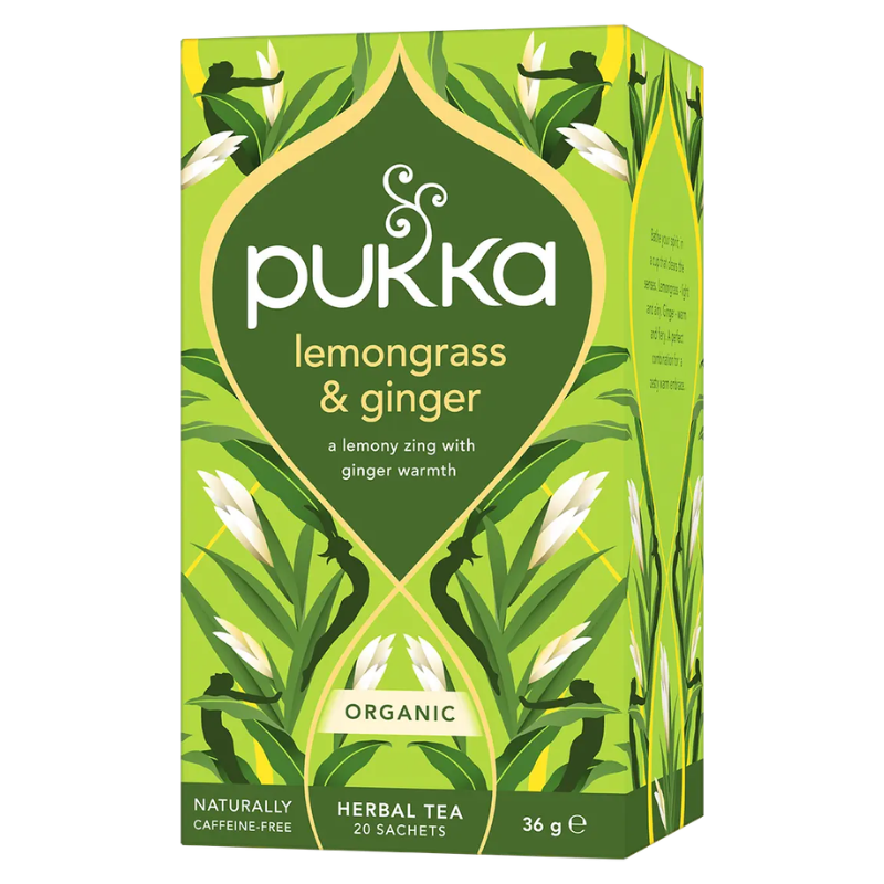 Pukka Lemongrass & Ginger (20 theezakjes)