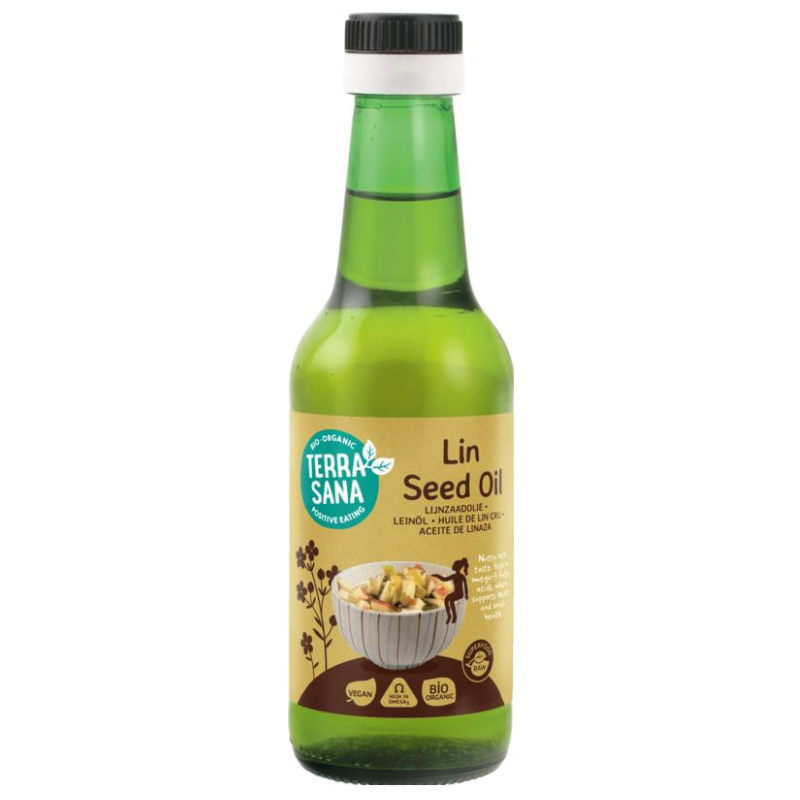 Terrasana Lijnzaadolie koudgeperst (250 ml.)
