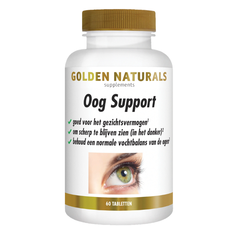 Golden Naturals Oog Support (60 vega. tabl.)