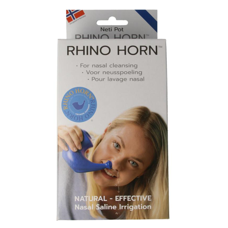 Rhino Horn Neusspoeler blauw