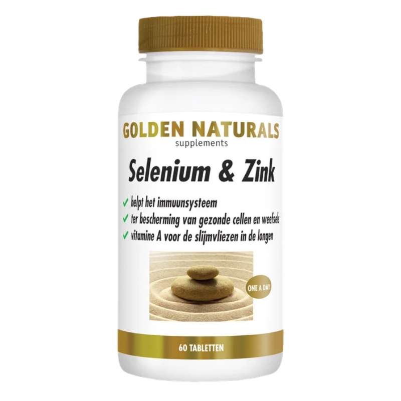 Golden Naturals Selenium & Zink (60 vegan. tabl.)