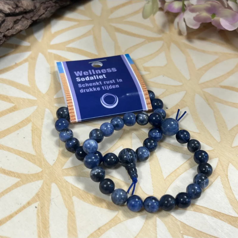 Sodaliet powerbead armband