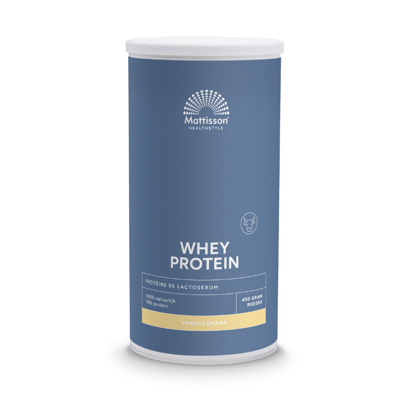 Mattisson Sport Whey Proteïne Poeder Vanille 78% (450 gr.)