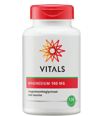 Vitals Magnesiumbisglycinaat 100 mg (60 / 120 tabl.)
[mwwsrc:04e1634fc4341a6278c5e5720e3e4f938184cac5.jpg]