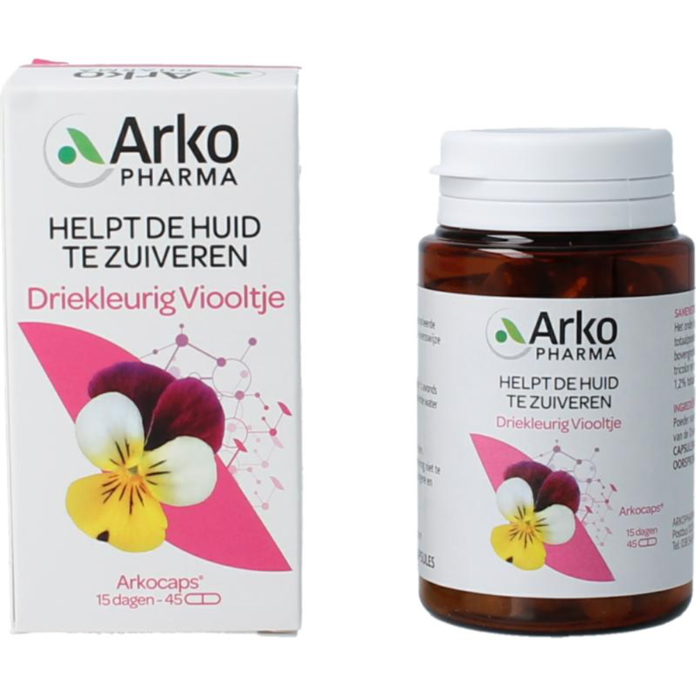 Arkocaps Driekleurig viooltje (45 caps.)
[mwwsrc:0532355d2f018a7bbad43852973748e50e5517ac.png]
