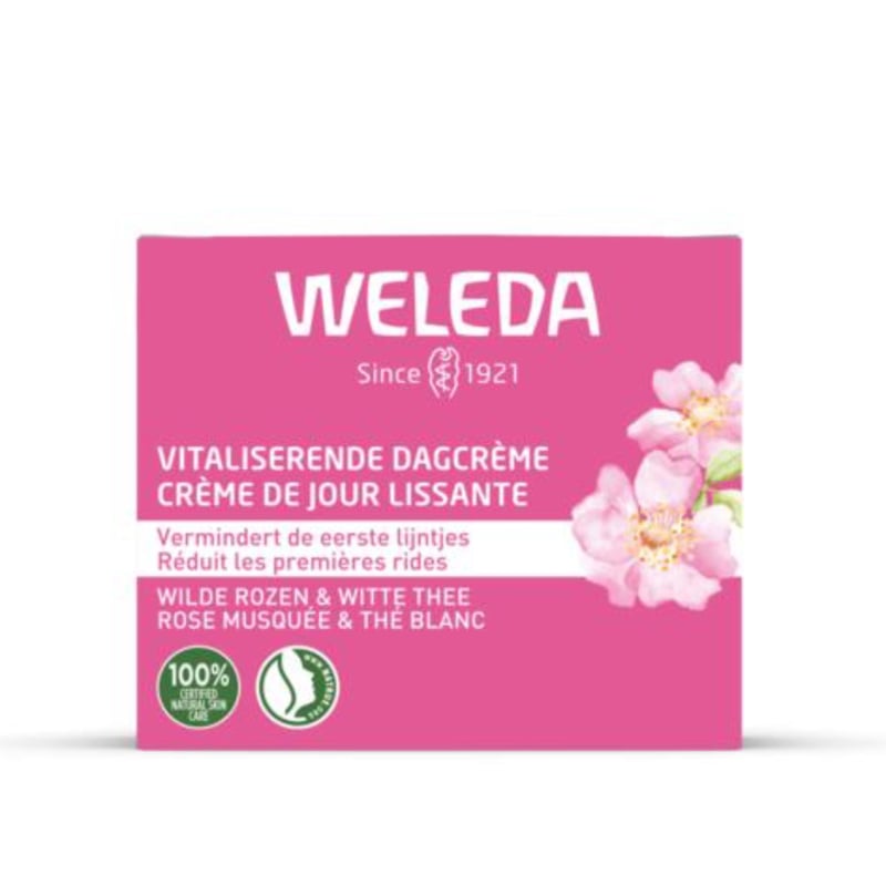 Weleda wilde rozen & witte thee dagcrème (40ml.)
[mwwsrc:067957db80efdcf98d51008c51edddd3ba165f65.jpg]