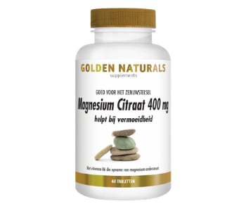Golden Naturals Magnesium citraat 400 mg. (60 - 180 vega. tabl.)
[mwwsrc:078e795b7437f5d88afee50c64d000d4be90e098.jpg]