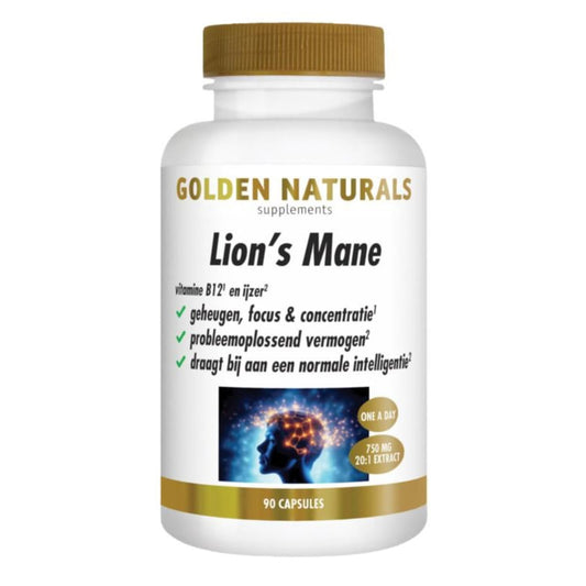 Golden Naturals Lion's mane  (90 vegan caps.)
[mwwsrc:083c5df22a6d977832081f5a71ce7f240441d5f6.jpg]