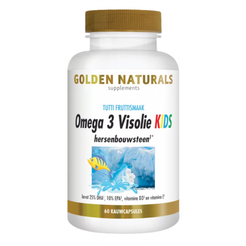 Golden Naturals Omega 3 Visolie KIDS (60 kauwcaps.)
[mwwsrc:0ca1f69d35fa1a7dc216b6c2184131a22efdddca.jpg]