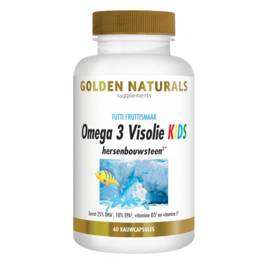 Golden Naturals Omega 3 Visolie KIDS (60 kauwcaps.)
[mwwsrc:0ca1f69d35fa1a7dc216b6c2184131a22efdddca.jpg]