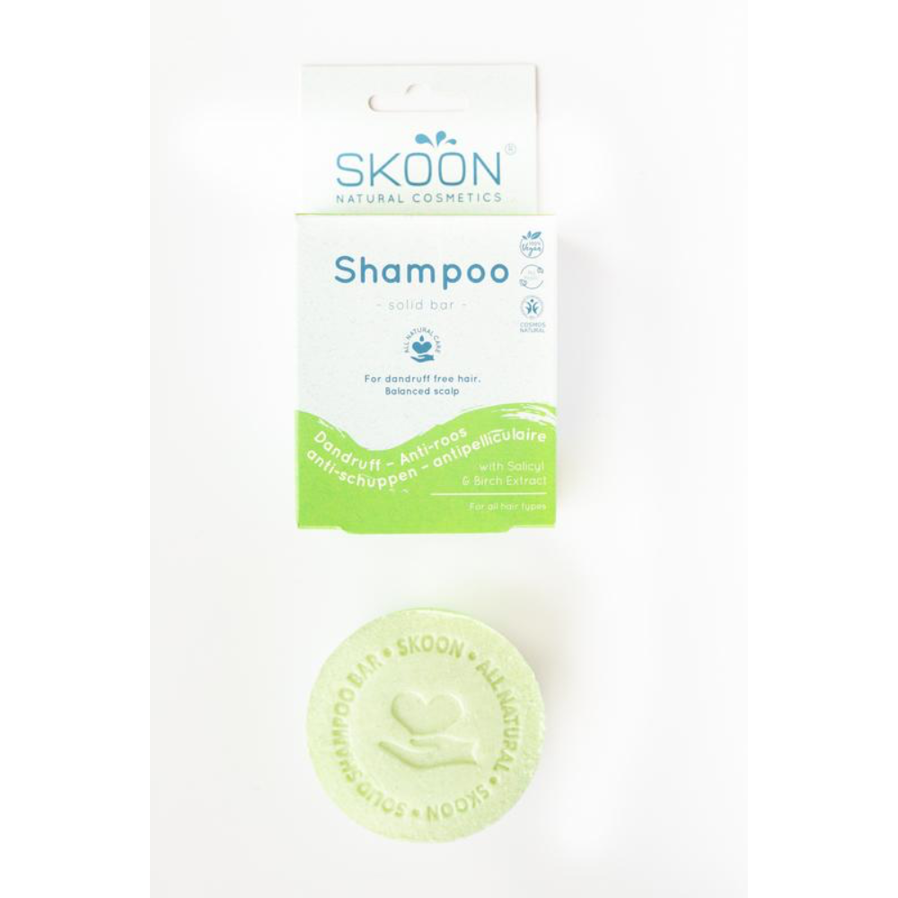 Skoon Solid Shampoo Anti-roos (90 gram)
[mwwsrc:10e5bdc71788a240f305f35340ca68297e322469.png]