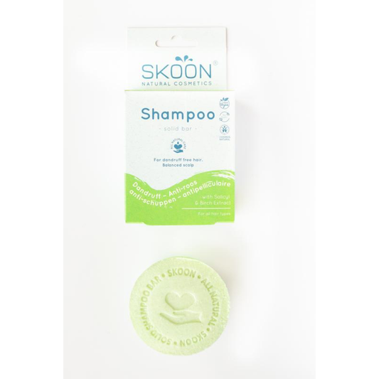 Skoon Solid Shampoo Anti-roos (90 gram)
[mwwsrc:10e5bdc71788a240f305f35340ca68297e322469.png]