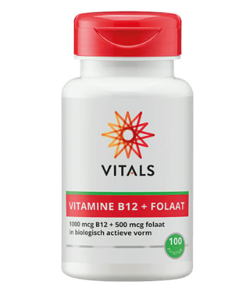 Vitals Vitamine B12 met Folaat (100 zuigtabs.)
[mwwsrc:122bef5f8853e745c5f071a858d417267a699643.jpg]