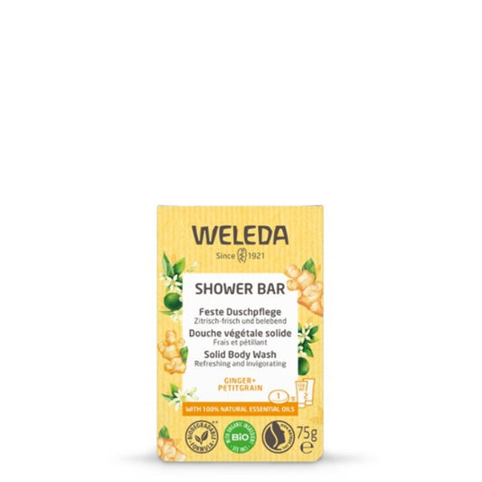 Weleda Shower Bar Ginger + Petitgrain (75 gram)
[mwwsrc:19d4b25396e4c8a24f96d1848051d9266af5752e.jpg]