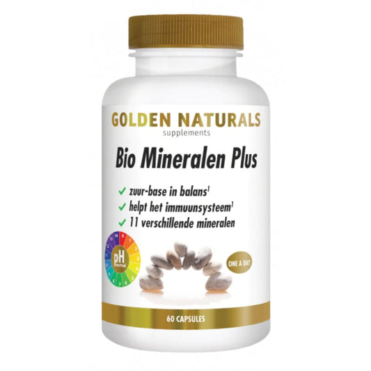 Golden Naturals Bio Mineralen Complex (60 vega. caps.)
[mwwsrc:1c255f15ae80ae1c2d54b8c9a9a6368a42c8dadd.jpg]
