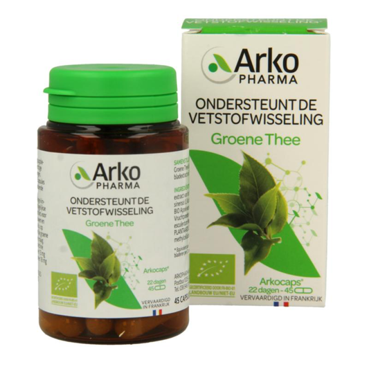 Arkocaps Groene thee capsules
[mwwsrc:205ba1311e3fb5d6505ee0c172660d910937b5b9.png]