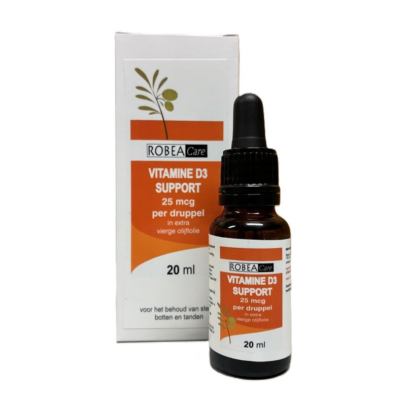 RobeaCare  Vitamine D3 druppels 25 mcg per druppel (20 ml.)
[mwwsrc:265629ca250c55b8fa06093ebba68b5396aa2f2d.jpg]