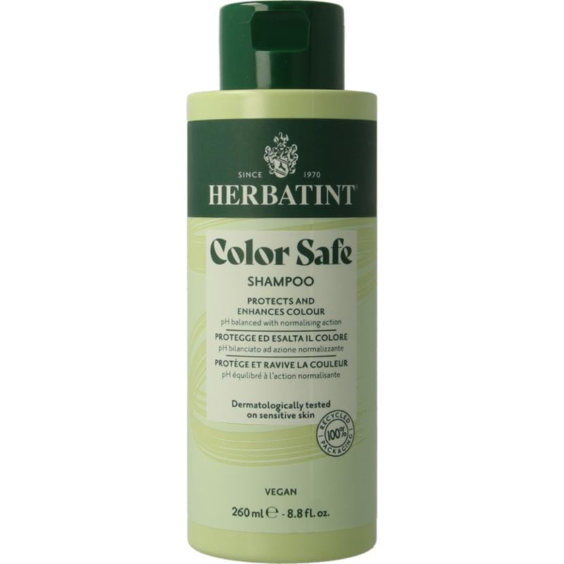 Herbatint  Color Safe Shampoo (260 ml)
[mwwsrc:2a6b79198099d78cdfa5188fe95af8c24843a46e.jpg]