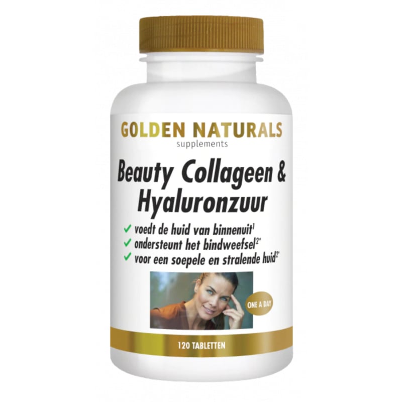 Golden Naturals Beauty Collageen & Hyaluronzuur (60 - 120 tabl.)
[mwwsrc:2ba7ce756d71013c0183920f038a5cc8a9357b0c.jpg]