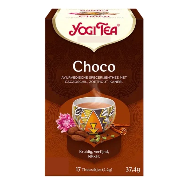 Yogi Tea Choco (17 theezakjes)
[mwwsrc:2d6b82639a71f9bdebc2e621682e24179a2cd7ce.jpg]