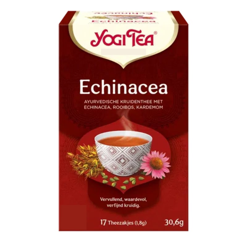 Yogi Tea Echinacea (17 theezakjes)
[mwwsrc:2ddbc1676a21b8ce70ff0e0060fd1daaf6fd3ff6.jpg]