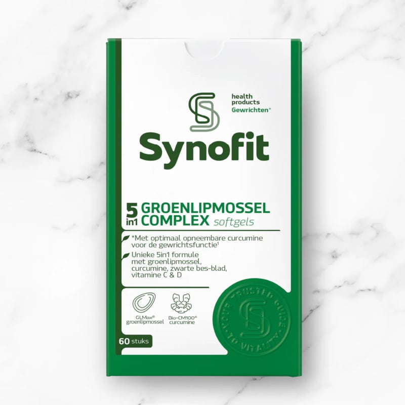 Synofit Groenlipmossel 5in1 GLMAX Plus
[mwwsrc:3142e3f7e8c27eab5a573197effc4d1b5705205f.jpg]