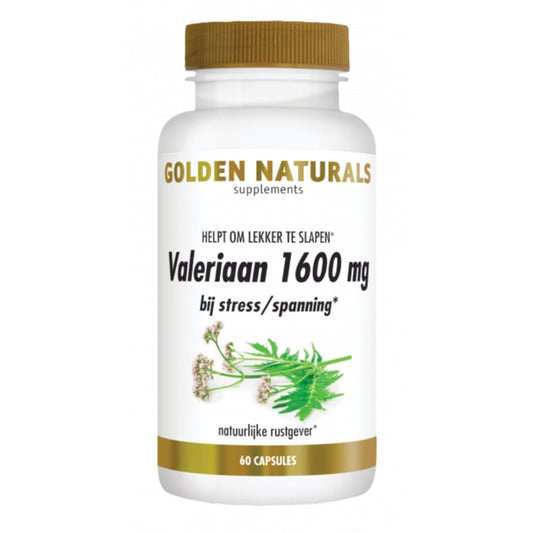Golden Naturals  Valeriaan 1600 mg (60 vega. caps.)
[mwwsrc:356f0bd2ed13a38b46a98cbb954752049609d25e.jpg]