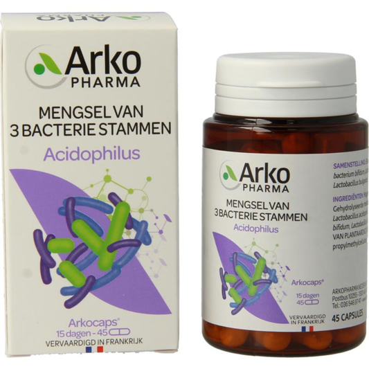 Arkocaps Acidophilus complex (45 caps.)
[mwwsrc:360b2381a9cba7ebc555973f67fb67d493654025.png]