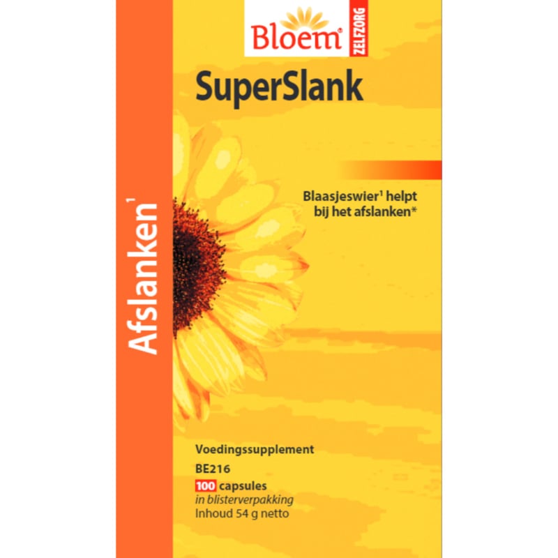 Bloem Natuurproducten Super Slank (100 caps.)
[mwwsrc:3989623062e184a26e4d07db72e0c6412150ab16.jpg]