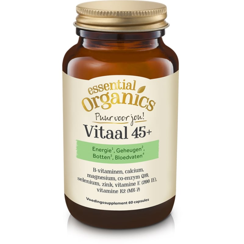 Essential Organics Puur Vitaal 45+ Energy (120 vegan. caps.)
[mwwsrc:410d3003ecda5545a45d52438d906b39fbdc41fc.jpg]