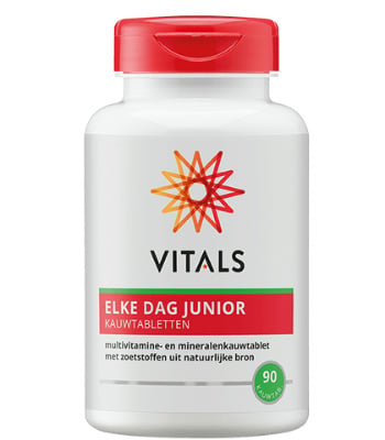 Vitals Elke Dag Junior (90 kauwtabl.)
[mwwsrc:4583a33ada00f4105e51e47cb26d161bb28cf15b.jpg]
