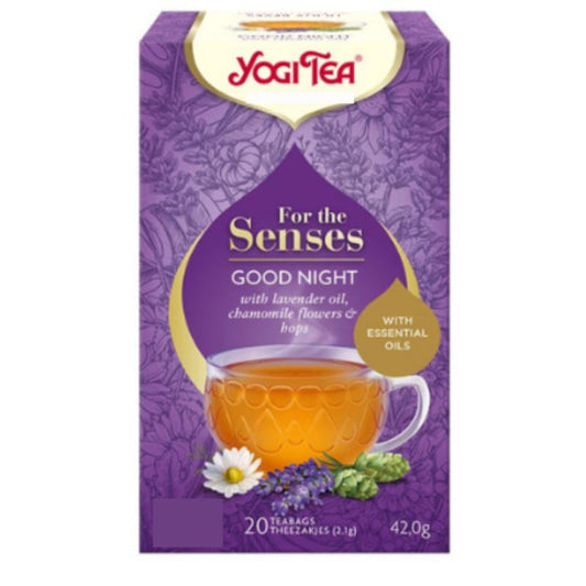 Yogi Tea for the senses good night (17 theezakjes)
[mwwsrc:4bae2af85723d23caa56d42d9bdac2339f41a57a.jpg]