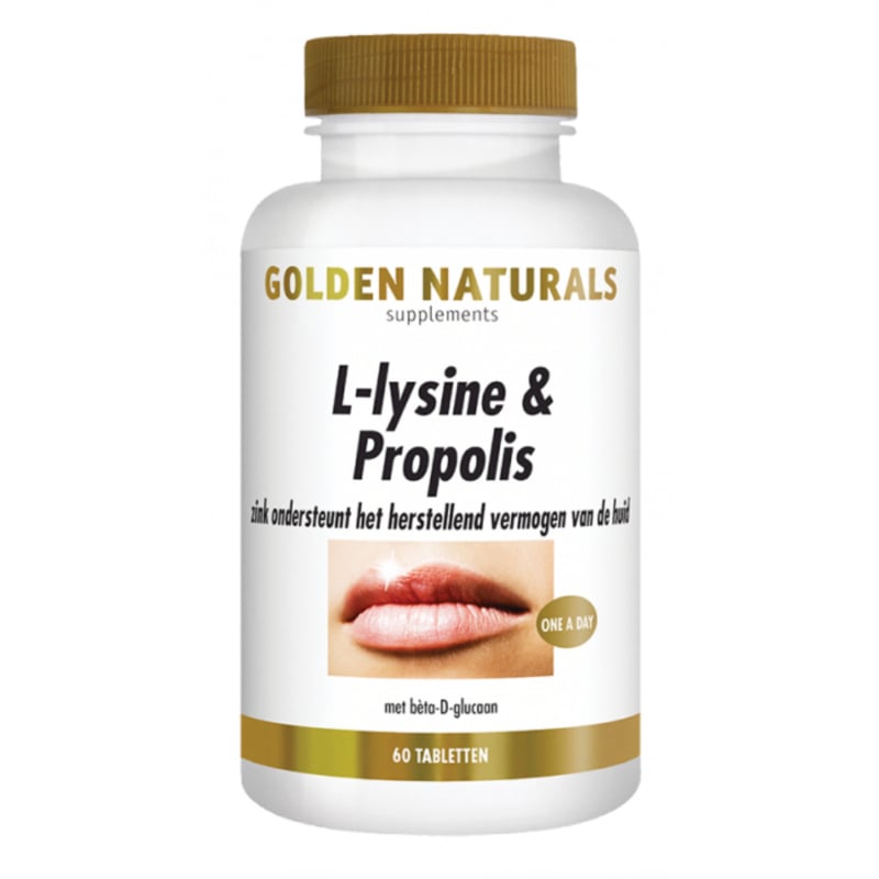 Golden Naturals  L-lysine & Propolis (60 vega. Tabl.)
[mwwsrc:4dec0c16d6a045d504a4e35435b33f6be35950aa.jpg]