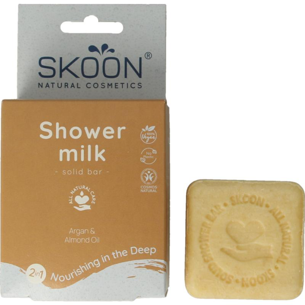 Skoon Solid shower milk nourishing into the deep 2-in-1 (90 gram)
[mwwsrc:5299f766b21619b44ff1bb41d5bf9312b23871cd.png]