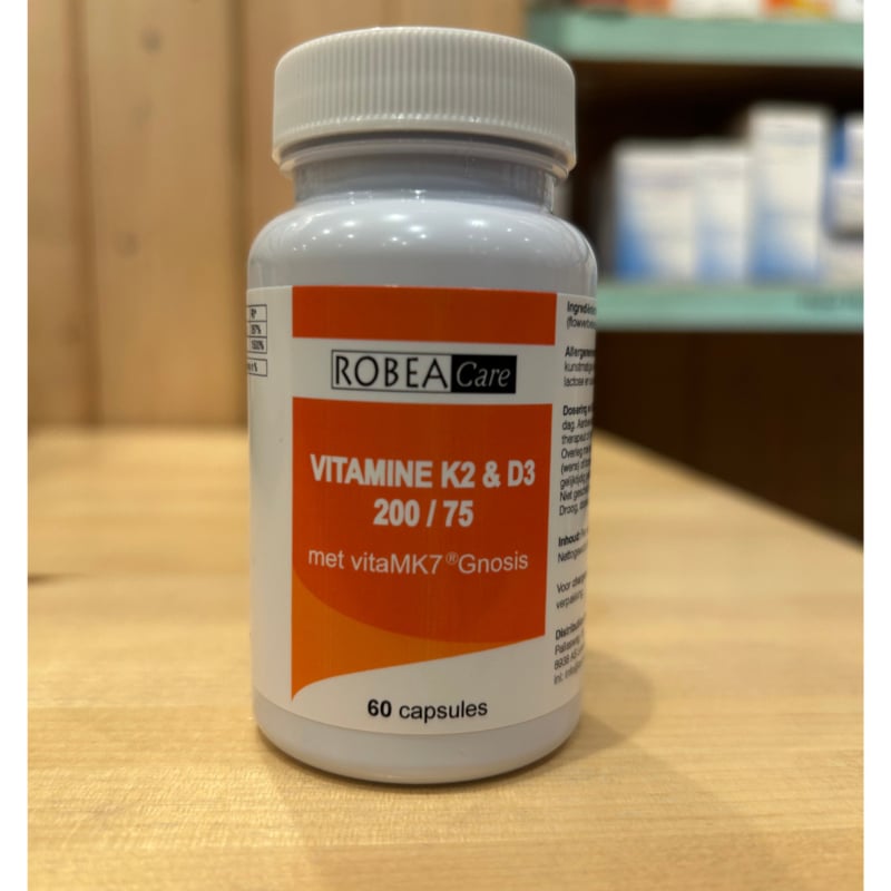 RobeaCare Vitamine K2 200 mcg & D3 75 mcg (60 vegan. caps.)
[mwwsrc:5358c8869ad1dd83ffe10af9fbf68d634c12c5cd.jpg]