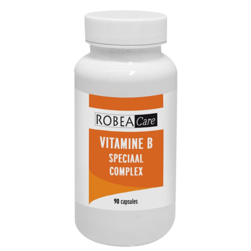 RobeaCare  Vitamine B - Speciaal Complex (90 vega. caps. )
[mwwsrc:564781fec6b3705fc69d0b5aaec629fa592d1939.jpg]