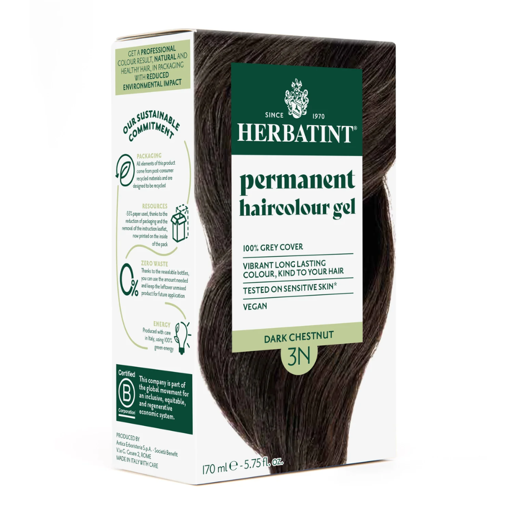 Herbatint  3N Dark Chestnut (170 ml)
[mwwsrc:5749154c83668d41cc1a3c7039a31c5e2bd4e127.png]
