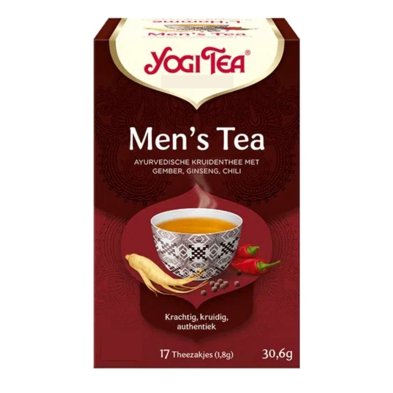 Yogi Tea Men's (17 theezakjes)
[mwwsrc:5c3dce23f6cef8cc039be530bad3537ff5954961.jpg]