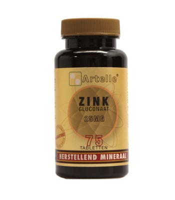 Artelle Zink gluconaat 25 mg (75 tabl)
[mwwsrc:5ccdde95fd149be24a4d8c9b10c7cdb971bb83c0.jpg]